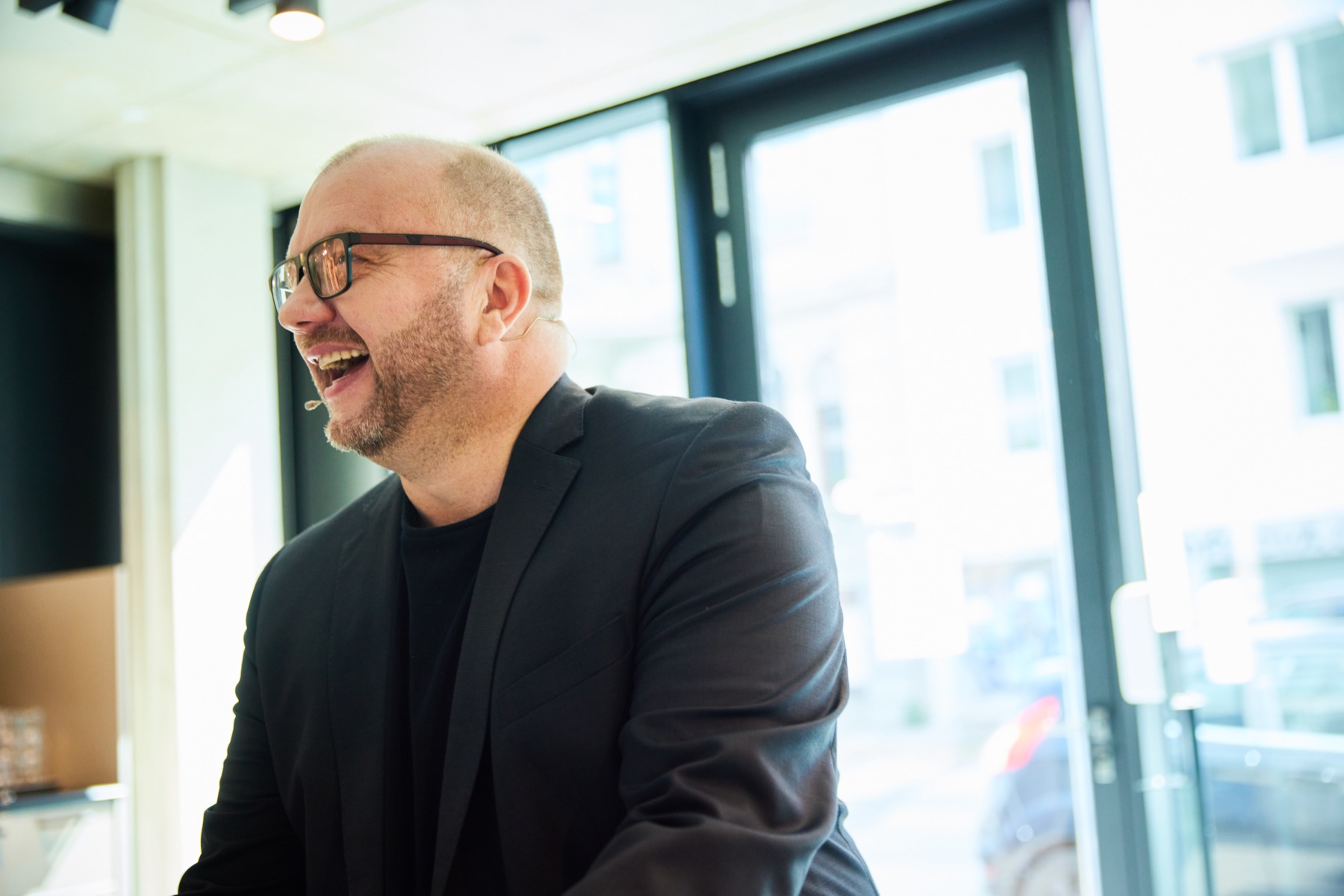 Michael Ehlers im lebendigen Gespräch